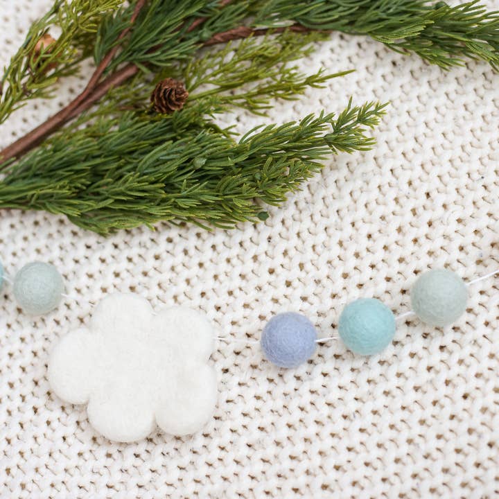 NOEL by Alma Home - Wholesale Bunting/Garland - Baby Photoshoot Cloud Backdrop | Nursery Decor Garland2