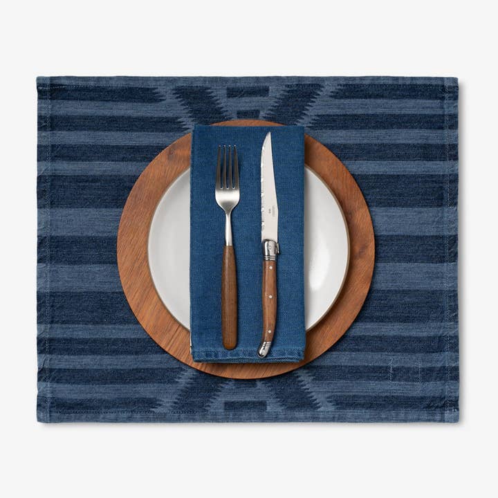 Mi Cocina - Wholesale Placemat - Placemat - Laser Printed Denim