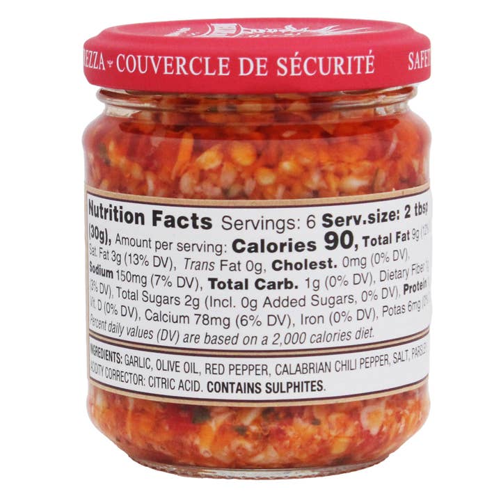 M5 Corporation - Wholesale Sauce - Calabrian Chili Garlic Sauce - 6.35oz (180gm)2