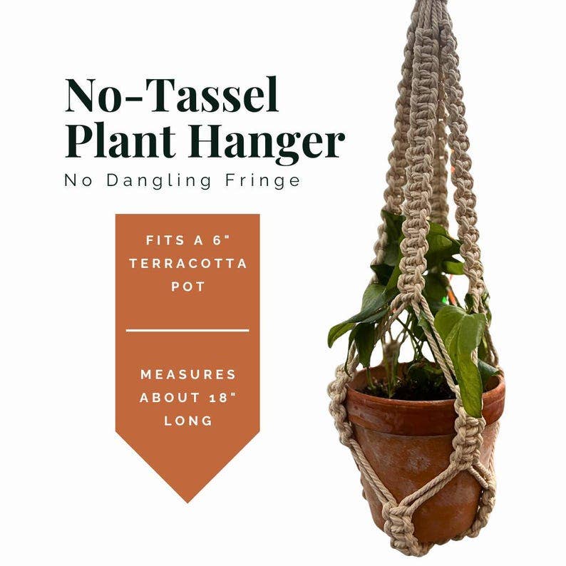 The PlantOutfitter - Wholesale Hanging Planter - No Tassel Macrame Plant Hanger – Handmade Boho Decor2