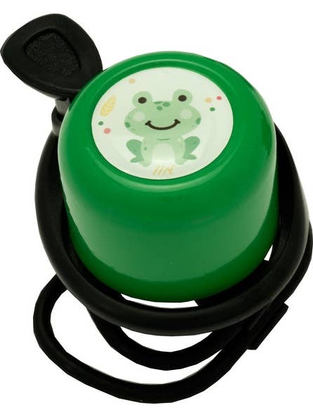 Cloche Liix pour trottinette, motif grenouille verte pour la vente par Radfieber Vertriebs GmbH
