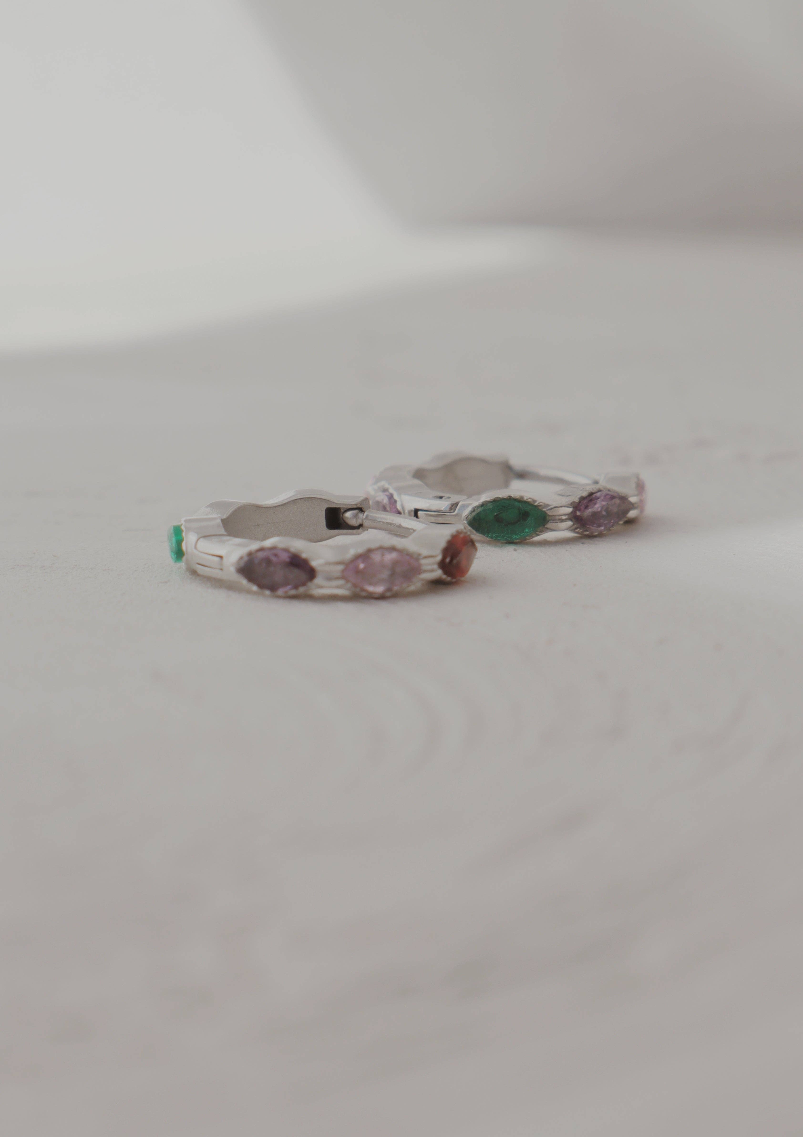 Olive Branch Jewelry & Co. - Wholesale Huggie Earrings - Twinkling Lights Huggie Hoop Earrings5