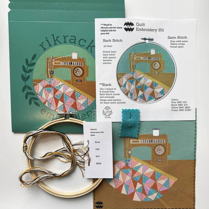 Rikrack - Wholesale Embroidery/Cross Stitch Supplies - Quilt Embroidery Kit11