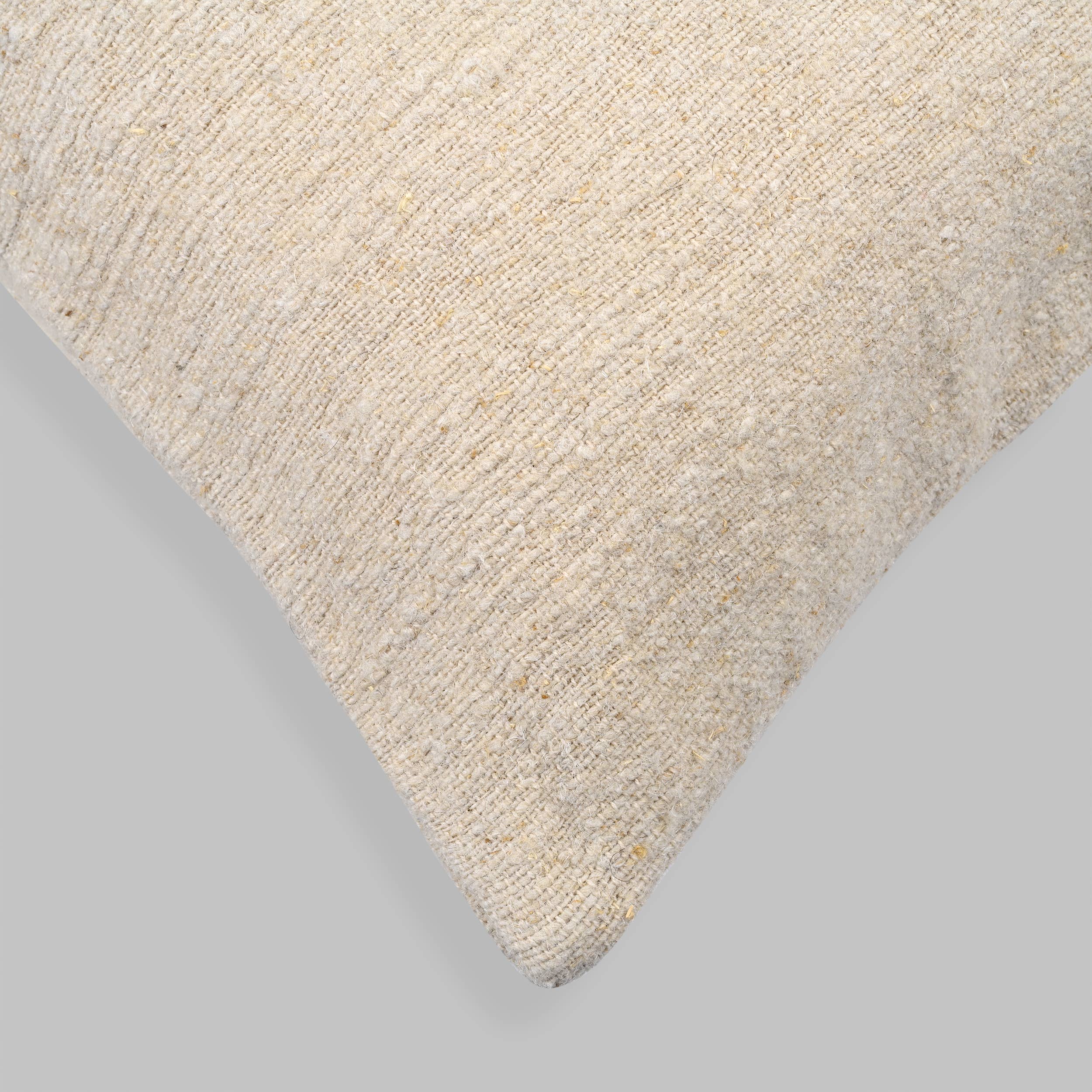 NAKI & SSAM INC. - Wholesale Throw Pillow Cover - Mysa Collection 24in. X 14in. Lumbar Cotton Nettle Solid3