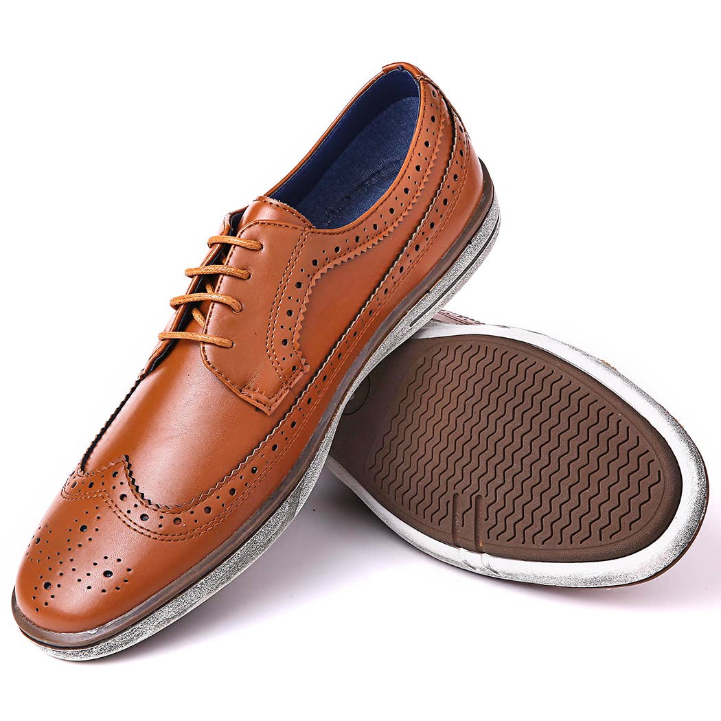 Mio Marino - Wholesale Brogue Shoes - Men's - Casual Wingtip Dress Shoes5