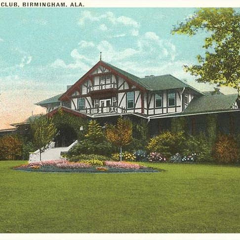 Impresión artística AL-18 County Club, Birmingham para venta al por mayor de Found Image Press