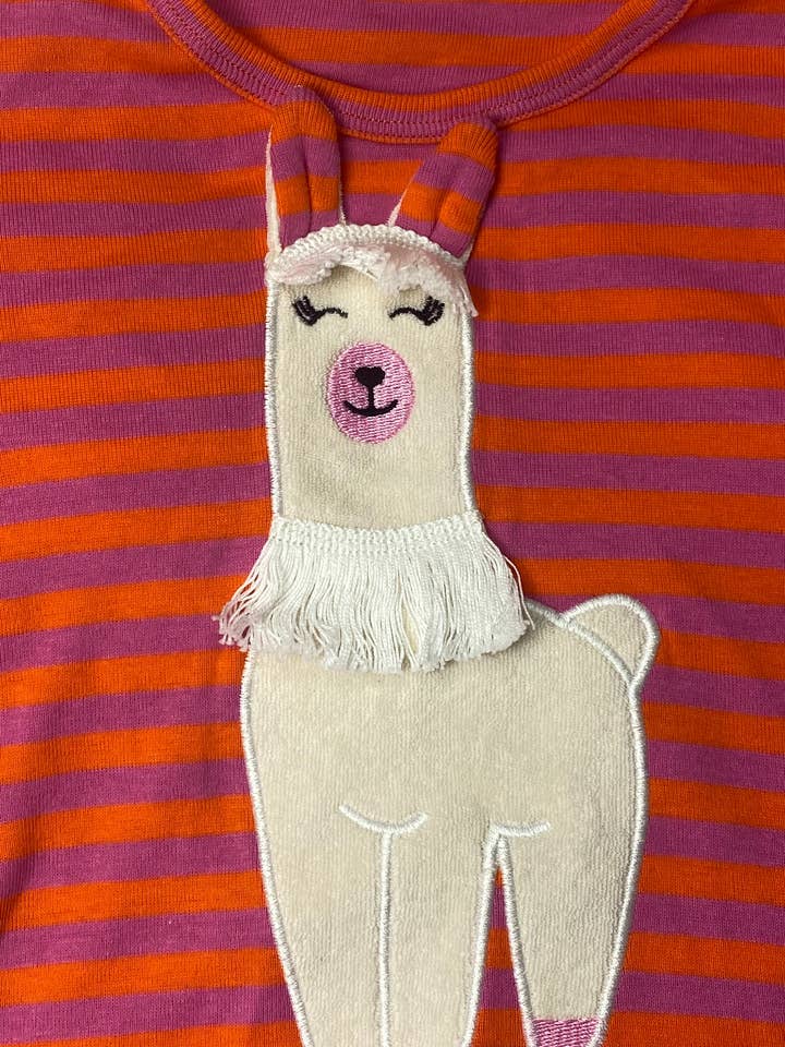 Pat & Patty - Wholesale T-Shirt - Kids - Organic eco children's long sleeve shirt “Alpaca” /ALP-72