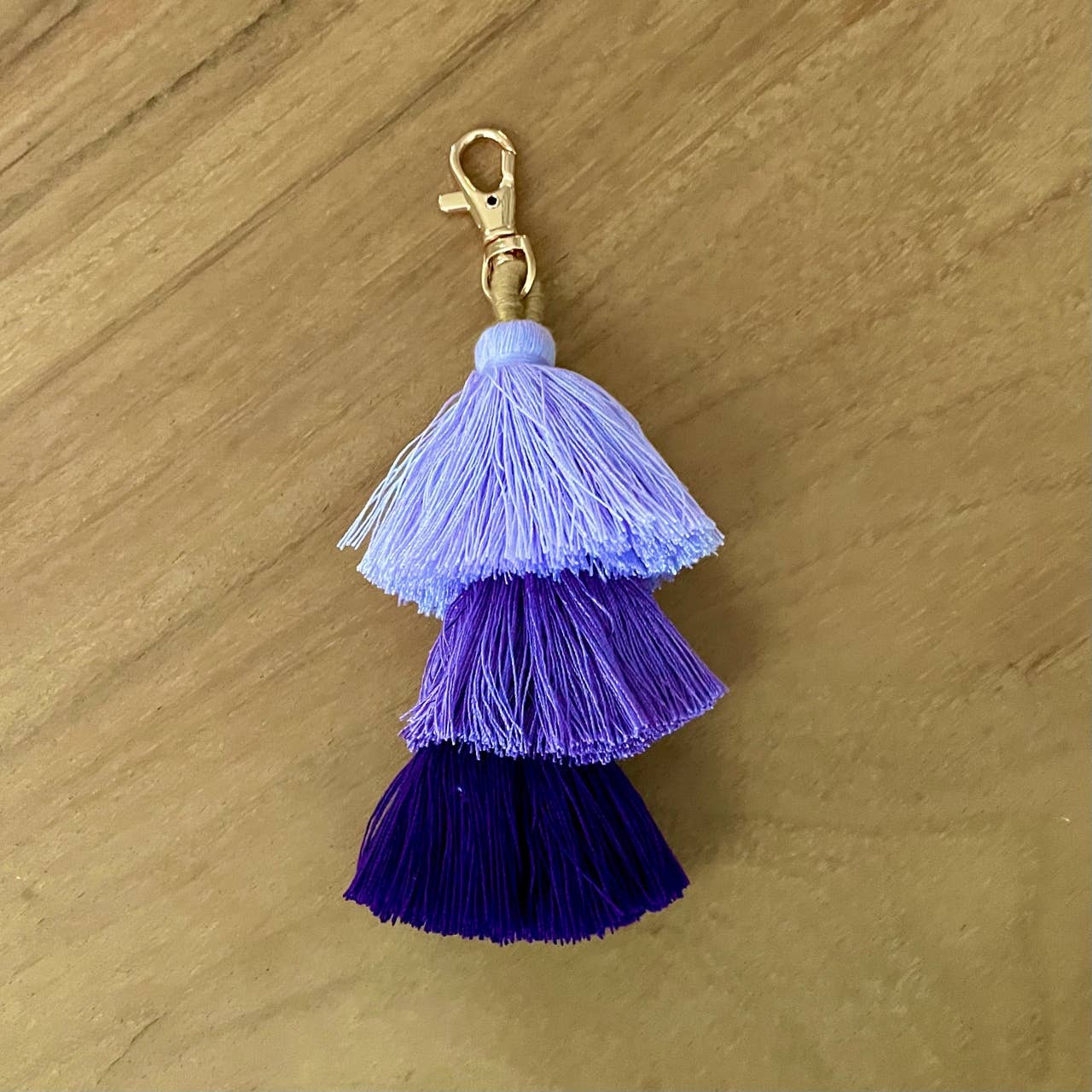 Palmy Pineapple - Wholesale Keychain - Women's - 3 Tiered Large Ombre Tassel with Clasp27