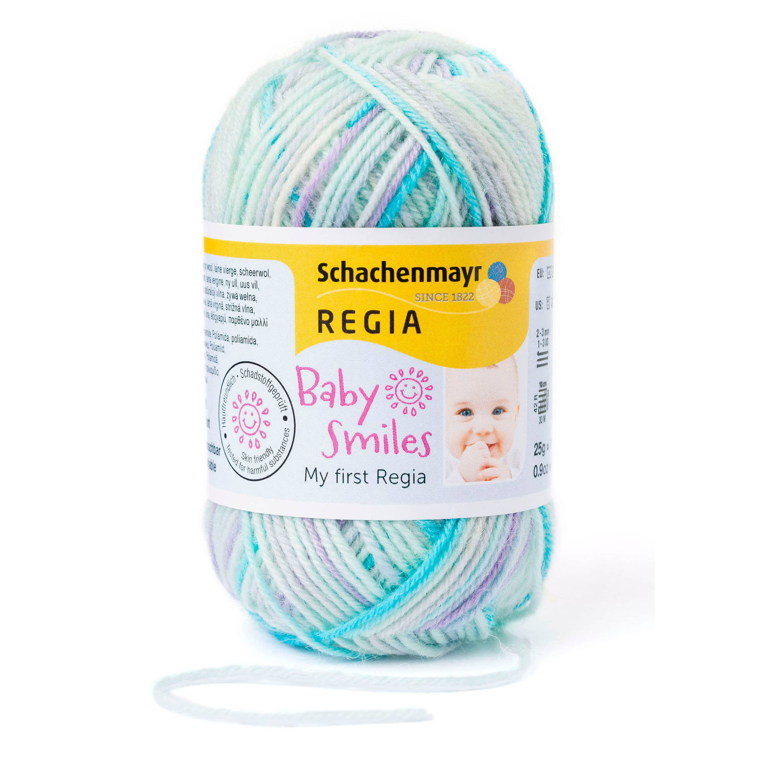 MEZ Crafts Germany – wholesale Garn – REGIA Baby Smiles My First REGIA strumpgarn 10 x 25 g6