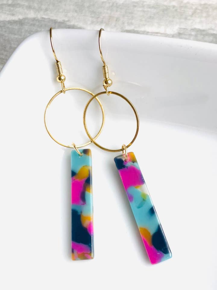 Orecchini Sunrise Statement per la vendita all'ingrosso da parte di Dirt Road Designs YYC