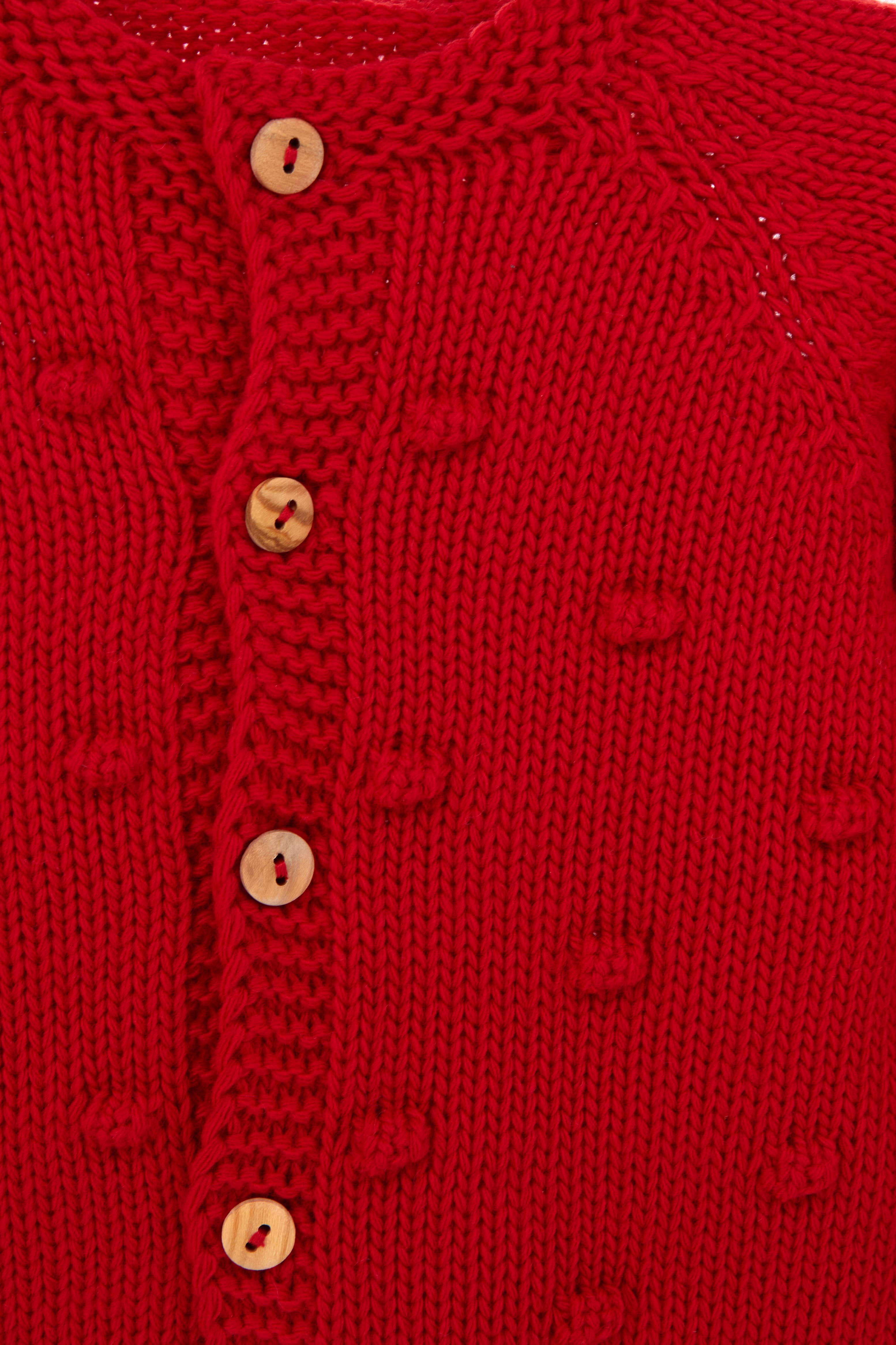 Amorim Gerações, LDA - Wholesale Jacket - Baby - Knit Jacket with Pom Poms 808P2