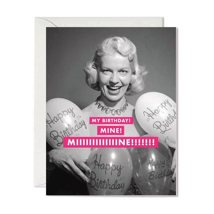 My Birthday - Card for wholesale by The Raccoon Society