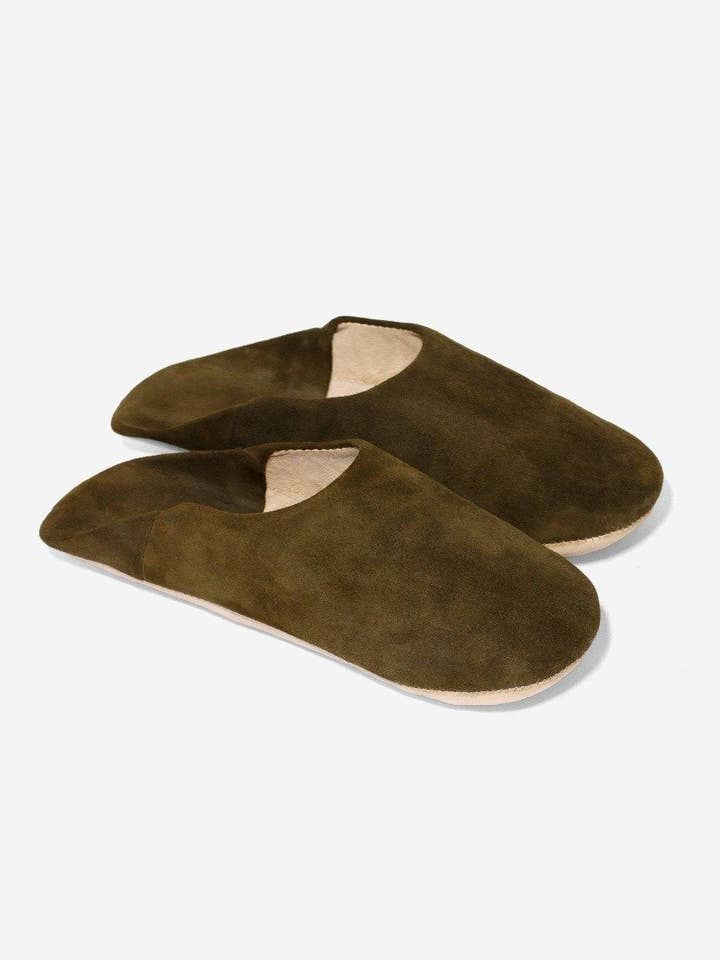 Marokkanske Suede Tøfler for engroshandel hos wowheritage