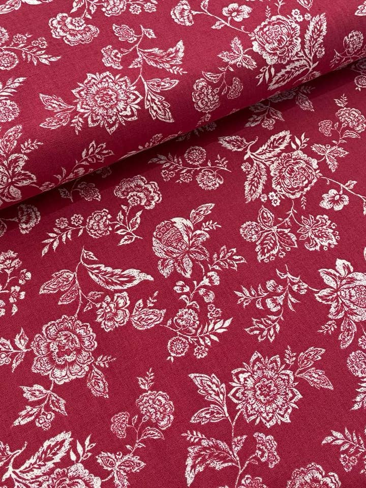 La Vie en Rose - 85% cotton + 15% linen - Quiltgate for wholesale by Artiq Textiles