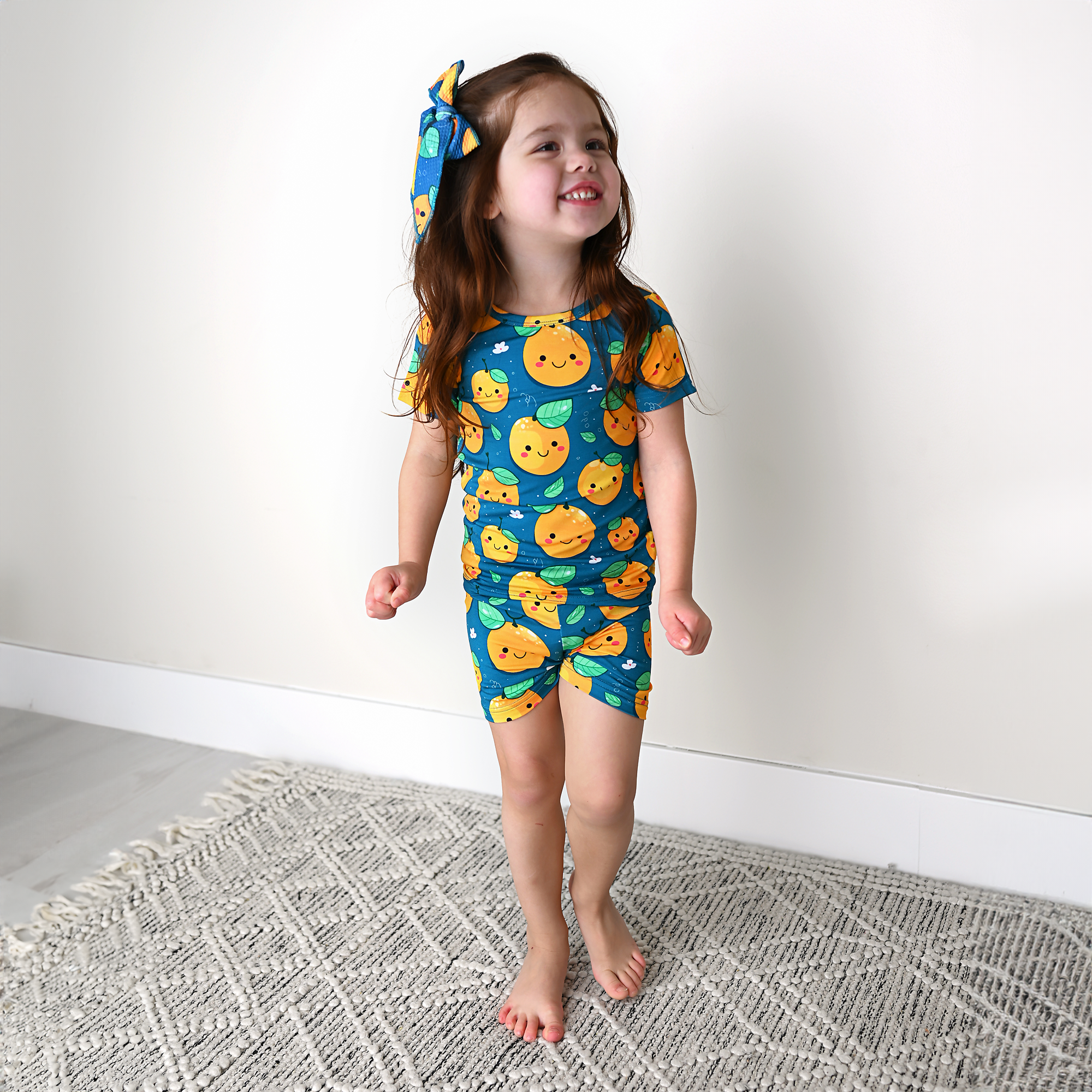 Gigi and Max – wholesale Pyjamasset - Barn – Bambu Pyjama Barnkläder Sleepies Småbarnshorts 2PC Set Cutie12