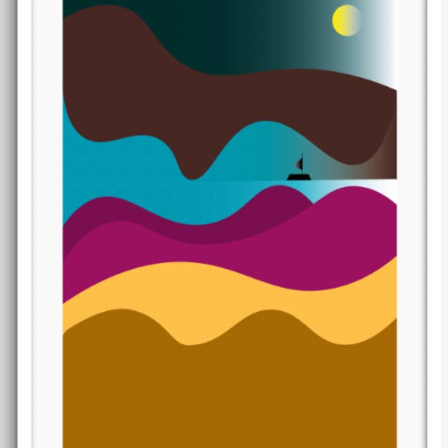 Poster «Ride on Colors» per la vendita all'ingrosso da parte di Marie-Lou Gallery