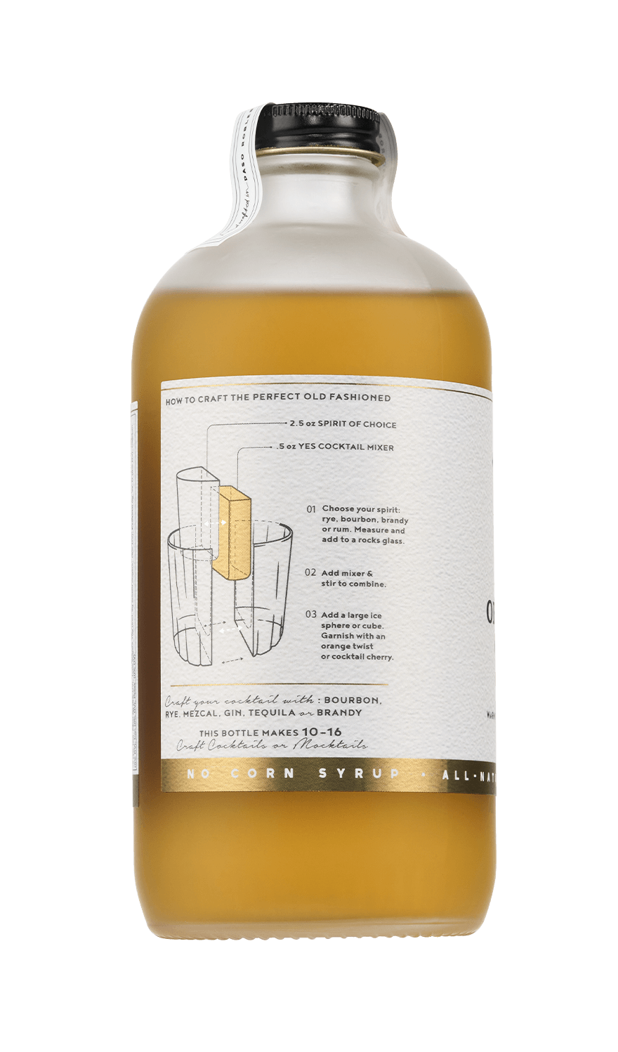 Yes Cocktail Co - Wholesale Cocktail Mix/Syrup - Orange Peel and Bitters Cocktail Mixer2