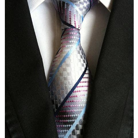 Infinite Basics - Wholesale Necktie - Men's - Men’s Neckties – Formal Classic Patterned Tie (50 Style Options, B Series)34