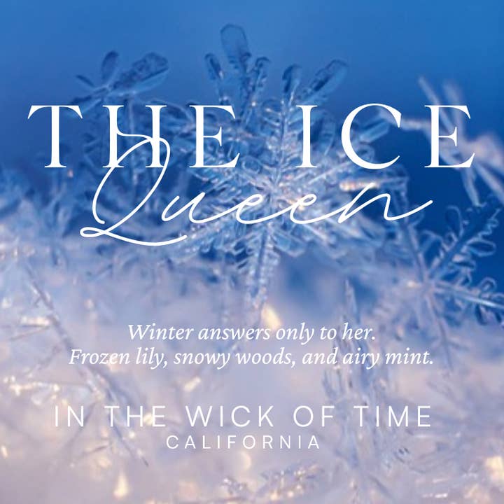 In the Wick of Time - Wholesale Jar/filled candle - The Ice Queen Candle