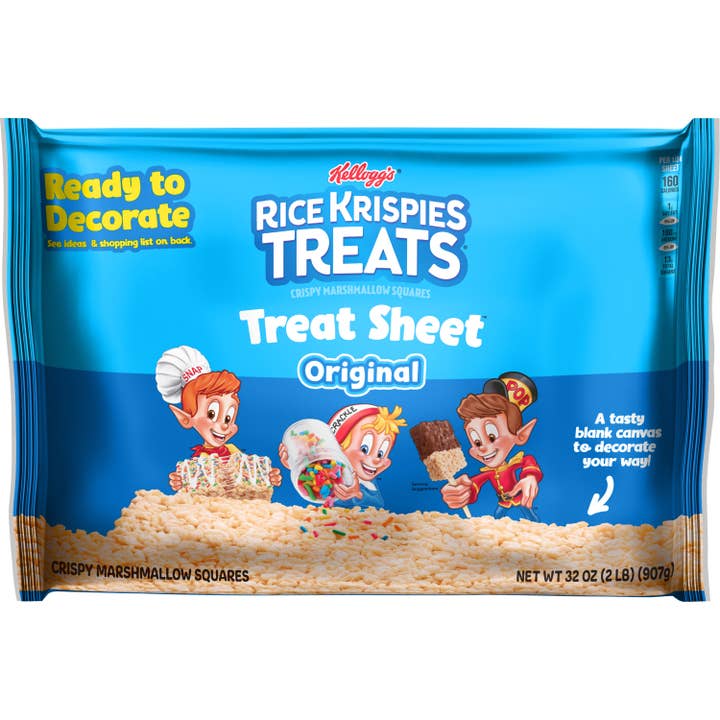 Grandpa Joe's Candy Shop - Wholesale Marshmallow - Giant 2lb Rice Crispy Treat Sheet, 5ct