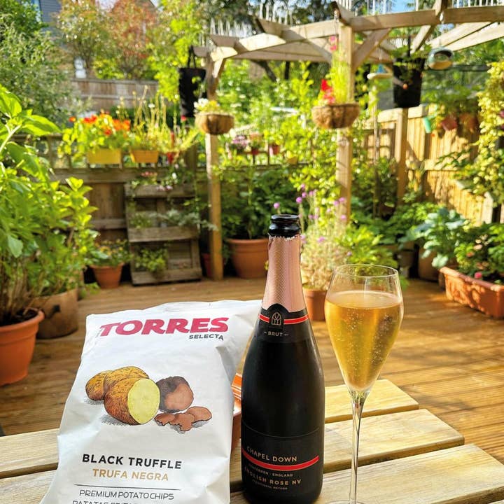 Gourmet Food Solutions, Inc. - Wholesale Chips - Black Truffle Torres Gourmet Potato Chips 40g | SMALL BAG