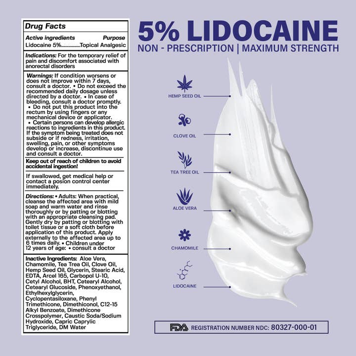 Base Laboratories - Wholesale Tattoo Ointment/Care - Tattoo Numbing Cream - 5% Lidocaine Tattoo Numbing Cream