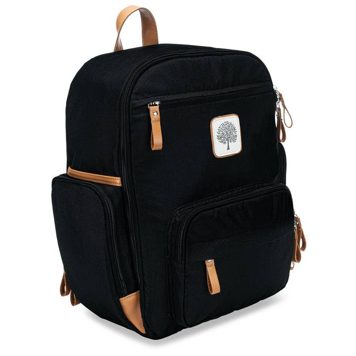 Parker Baby Co. - Wholesale Nappy bag – Baby - Birch Bag Mini - Diaper Backpack in Black9