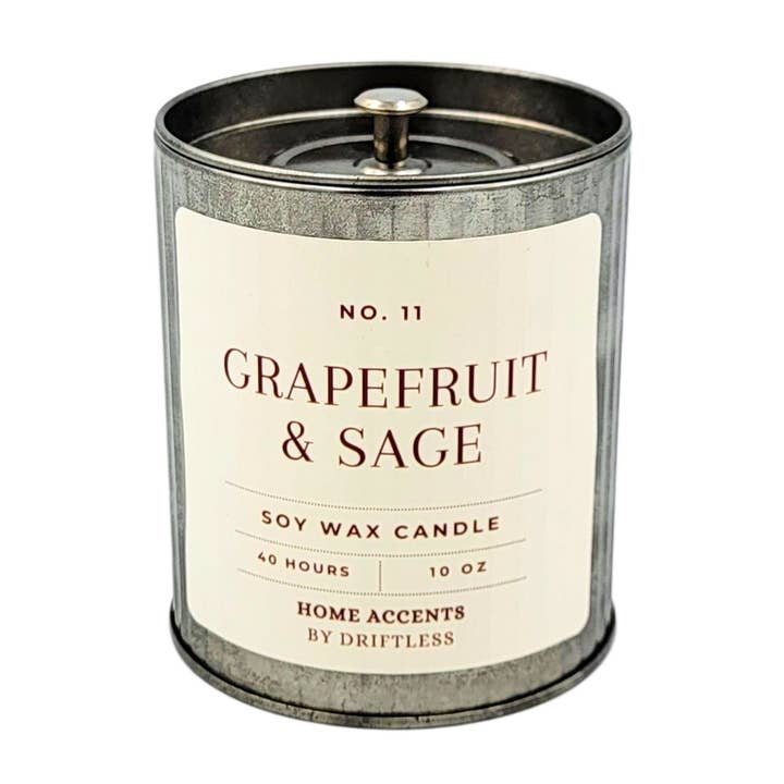 Grapefruit & Sage Summer Candle - Decor Candles Wholesale for wholesale by Home Accents By Driftless