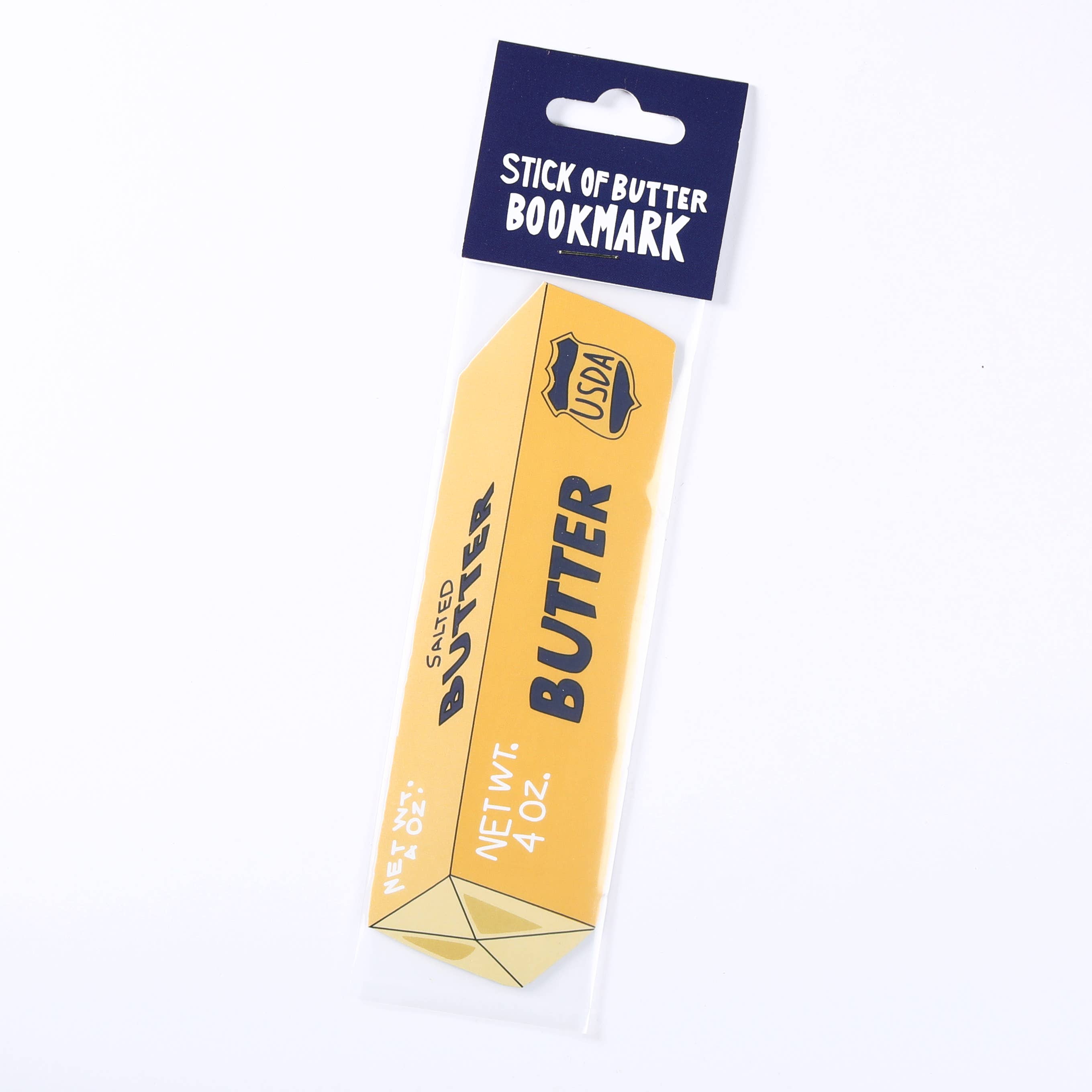 Humdrum Paper - Wholesale Bookmark - Stick of Butter Bookmark (it's die cut!)2