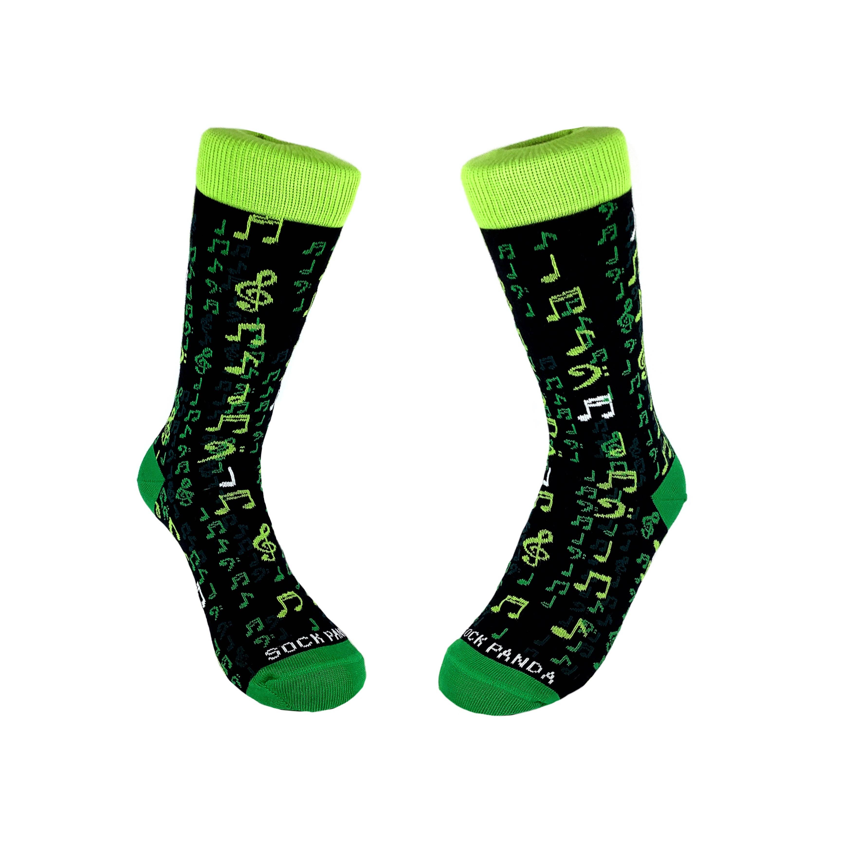 Sock Panda - Vendita all'ingrosso Calzini - Unisex - Calzini a matrice di note musicali di The Sock Panda (adulto S)1