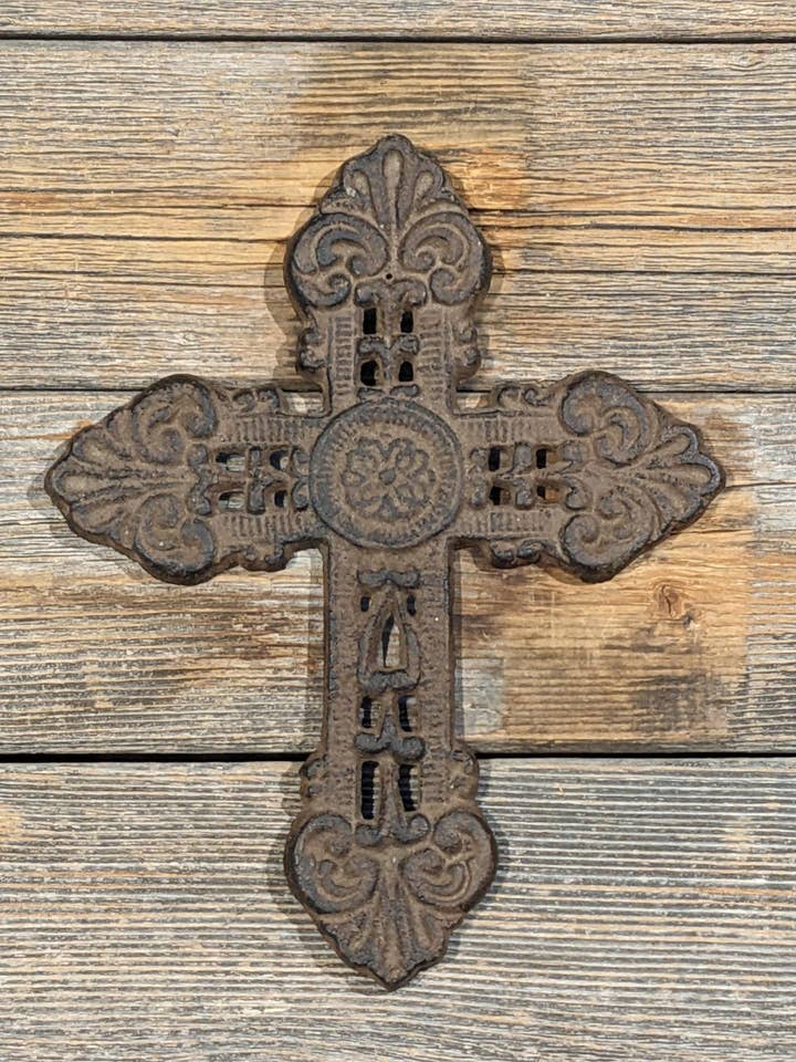 Cast Iron Wall Cross for wholesale by Camino TX