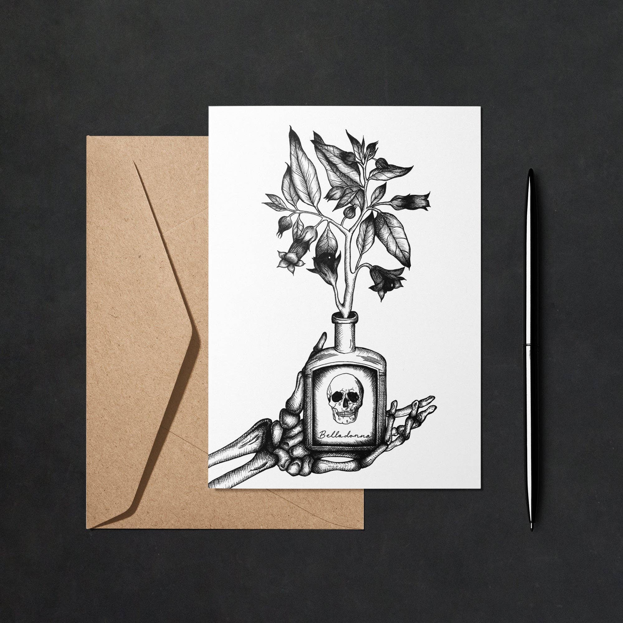 Print is Dead - Wholesale Everyday Greeting Card - Belladonna - Greeting Card2