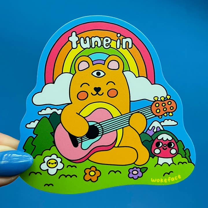 Wokeface – Großhandel Aufkleber – Sticker - Einschaltbär