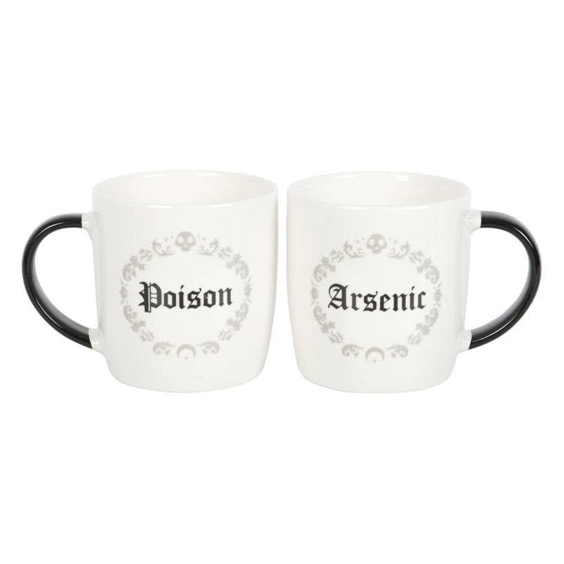 Something Different Wholesale – wholesale Coffee mug – Gothic Poison and Arsenic Couples Mug Set2
