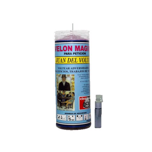 Bougie de But Juan del Volteo - Renversement de Situations, Changement de Chance et Justice Spirituelle pour la vente par Magic Moon