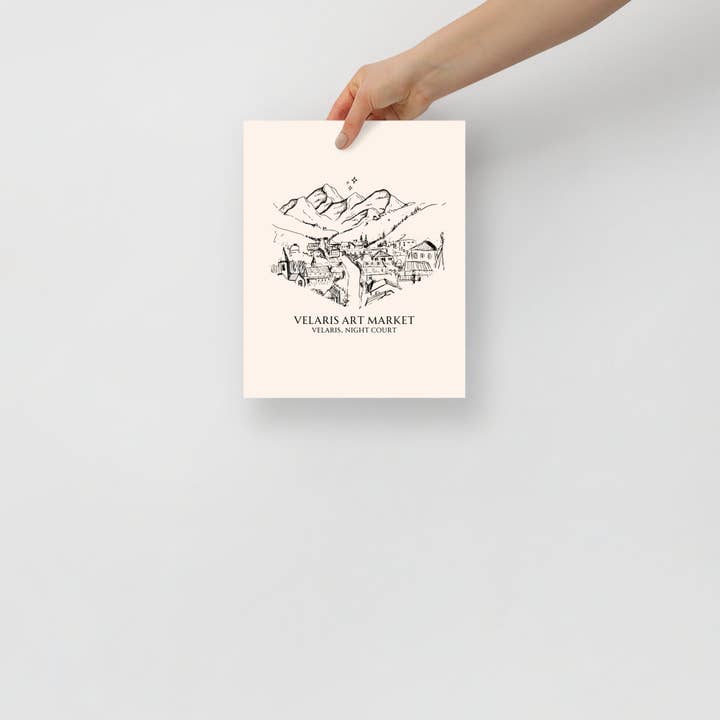 Well Read Babes – wholesale Art print – ACOTAR Velaris Art Market Art Print Bookish Gift Wall Art5