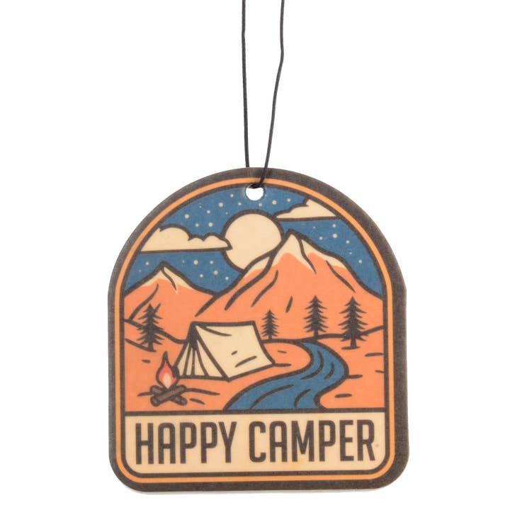 Fresh Fresheners - Wholesale Car Freshener - Unisex - Happy Camper Air Freshener Pack of 12
