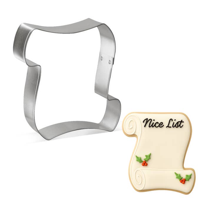 Scroll - Letter Cookie Cutter 4 in B1570 for wholesale by CookieCutter.com