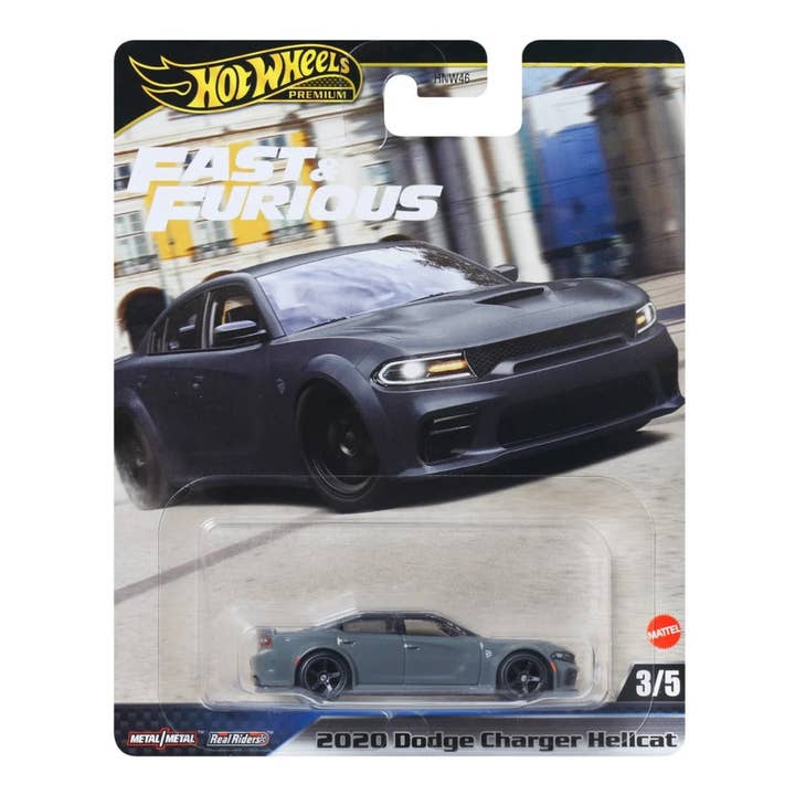 Hot Wheels Fast & Furious X 1:64 Die Cast 2020 Dodge Charger Hellcat Gris pour la vente par Bandanas Wholesale