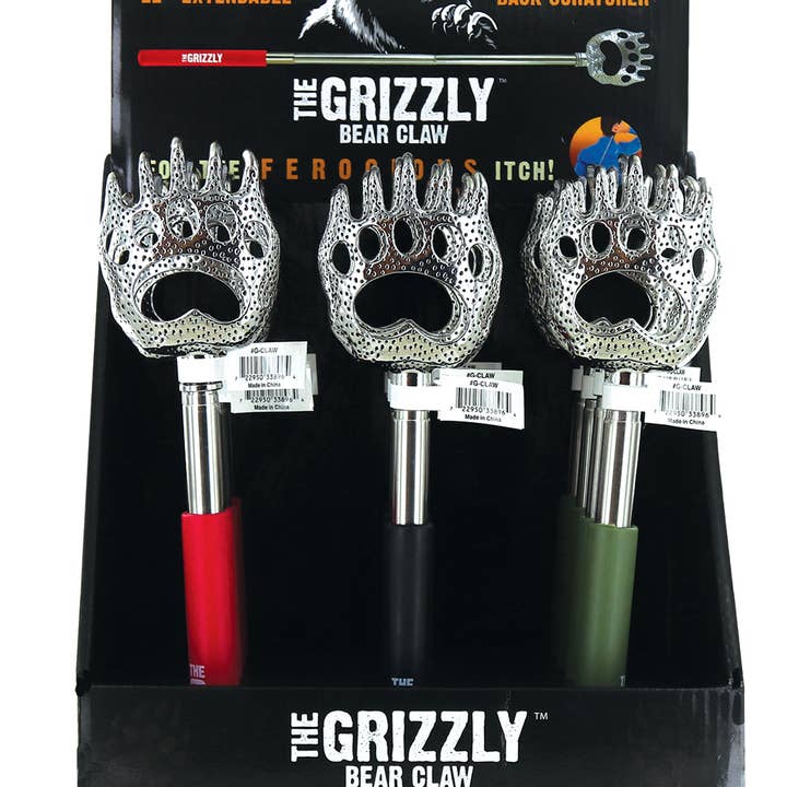 DM Merchandising – wholesale Retailer display – Home & Living – The Grizzly! Extendable Back Scratcher1