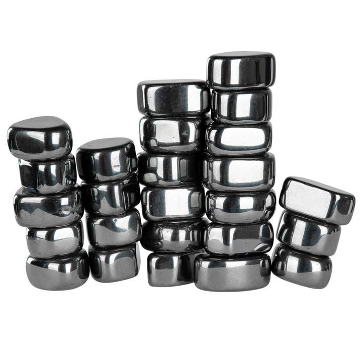 Benjamin International - Wholesale Spiritual Stone/Crystal - MAGNETIC HEMATITE TUMBLED STONES