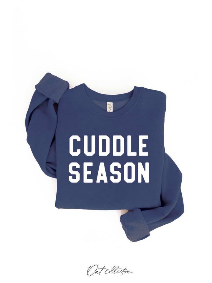 OAT COLLECTIVE - Wholesale Graphic Sweatshirt - Women's - CUDDLE SEASON Graphic Sweatshirt 2
