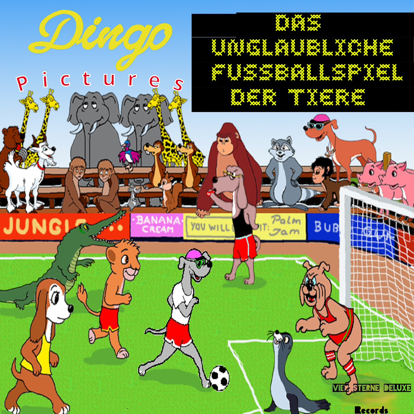 Vier Sterne Deluxe Records - Wholesale Display Book - Dingo Pictures - Das unglaubliche Fußballspiel der Tiere CD1