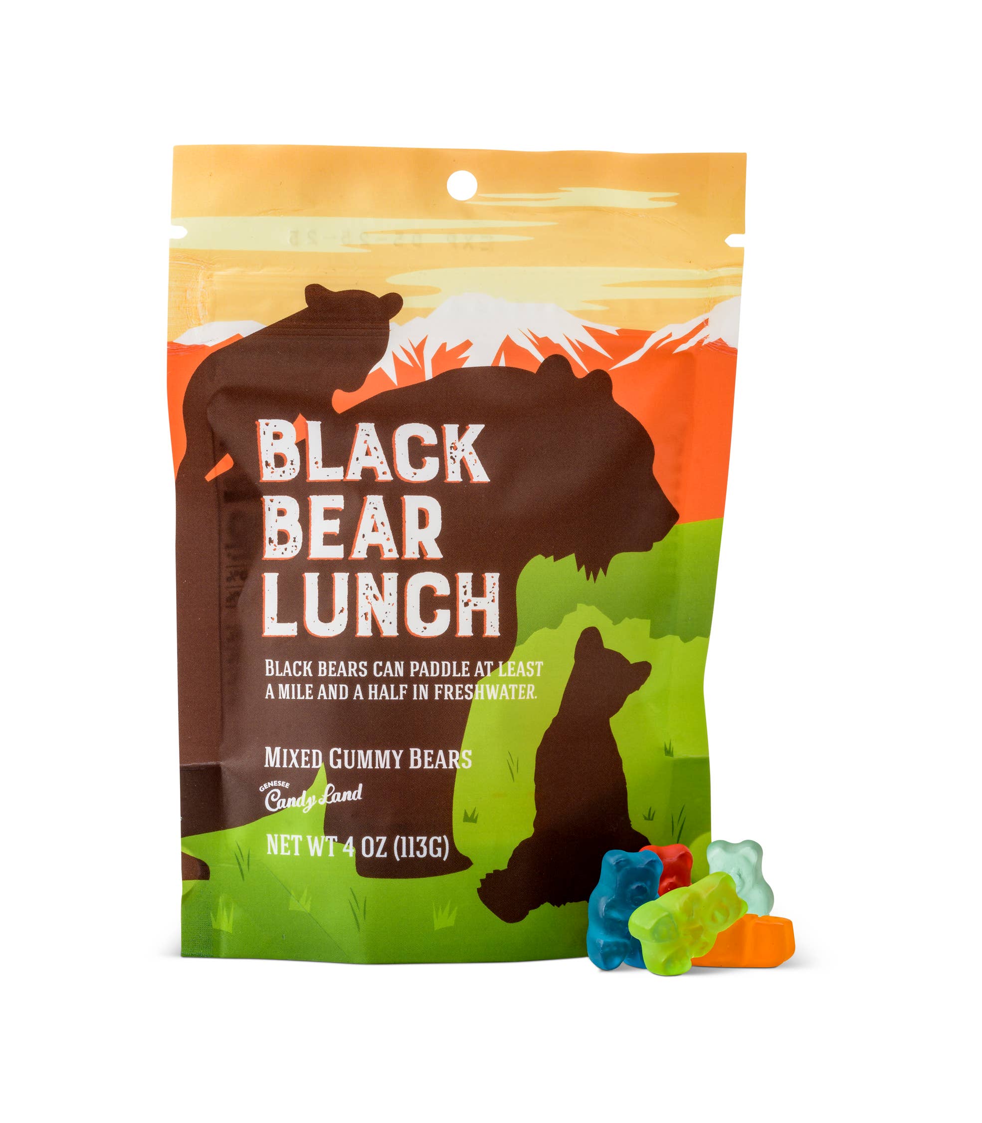 Genesee Candy Land - Vente Bonbons gélifiés - Déjeuner Black Bear (oursons en gélatine mélangés)1