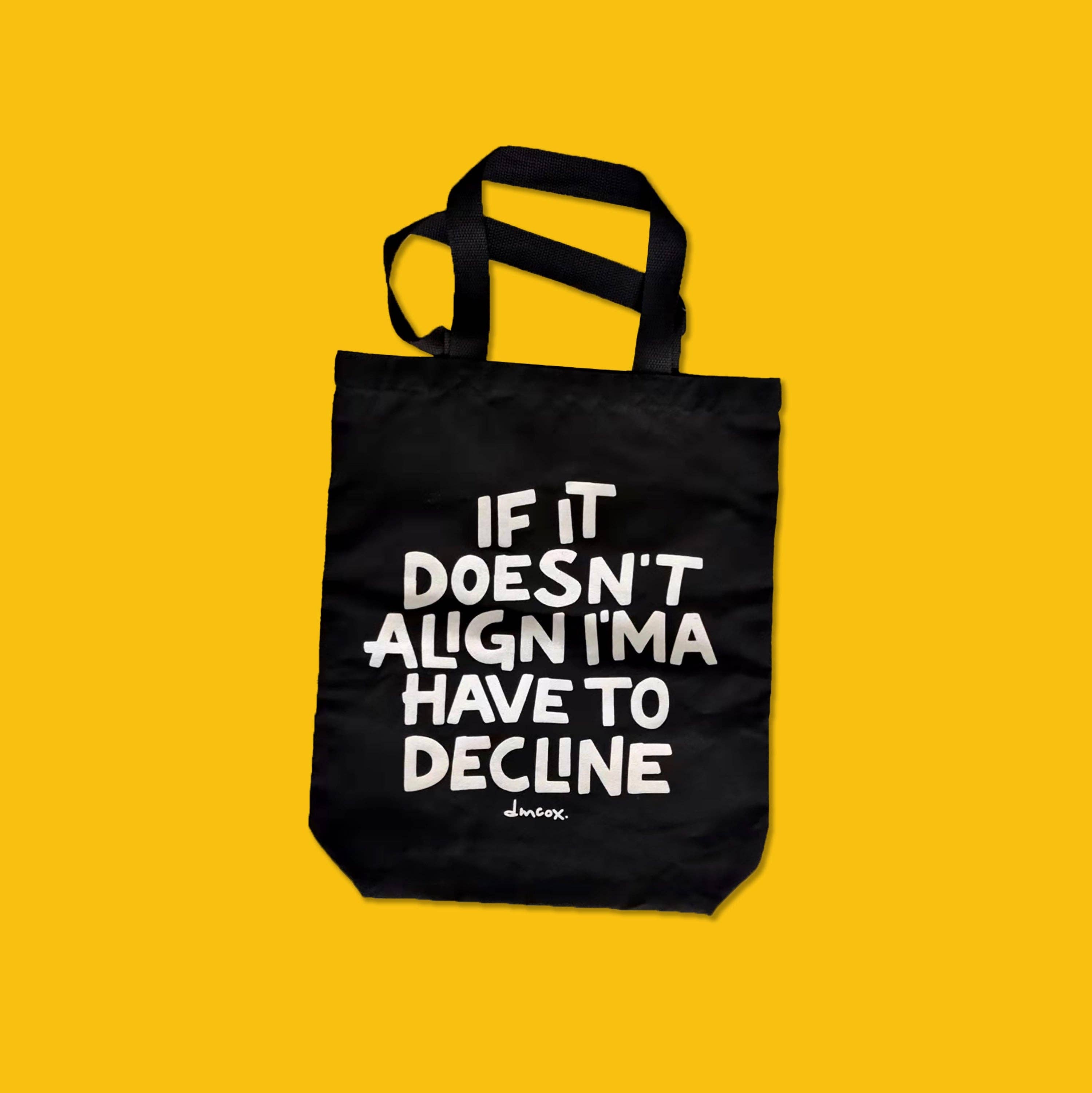 Zuri & Dre - Wholesale Tote Bag - Unisex - "doesn't align" tote bag2