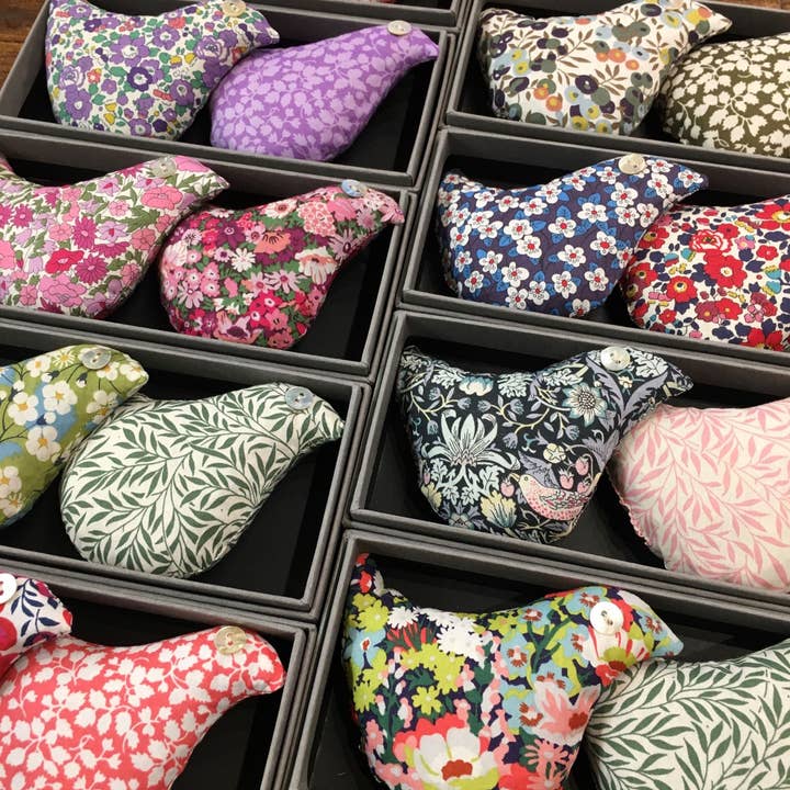 10 Assorted Boxes of 2 Lavender Birds for wholesale by Lime Tree Design - US