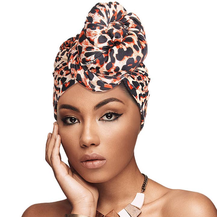 PinktownUSA - Vendita all'ingrosso Bandana/foulard per capelli - Donna - Fascia per la testa con stampa leopardata