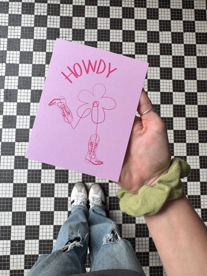 Carte postale Howdy pour la vente par Call Your Mom