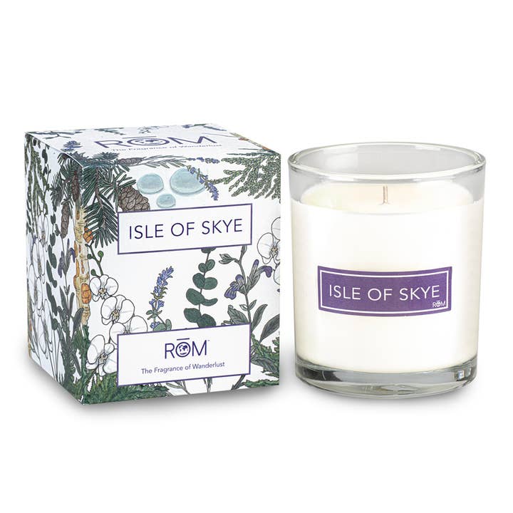Isle of Skye Luxury Candle for wholesale by RŌM fragrance