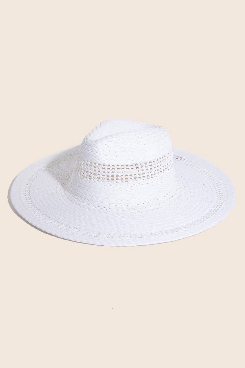 Anarchy Street - Wholesale Straw Hat - Women's - Boho Flat Brim Straw Hat1